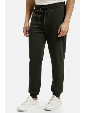 Cross Jeans Cross Jeans Spodnie dresowe 49081-387 Zielony Regular Fit