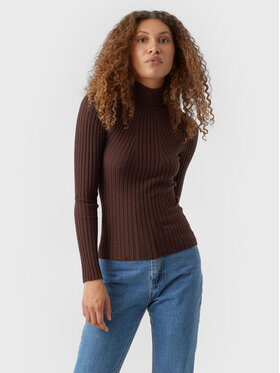 Vero Moda Vero Moda Rolák Kiki 10272699 Hnedá Slim Fit