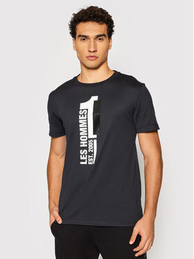 Les Hommes Les Hommes T-shirt LLT205721P Crna Regular Fit
