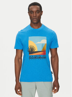 Napapijri Napapijri T-shirt S-Arbia NP0A4IE3 Blu Regular Fit