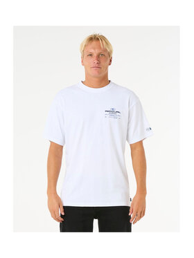 Rip Curl Rip Curl T-Shirt Rip Curl Pro 25 Event Tee Biały Relaxed Fit