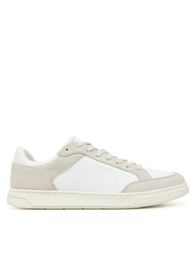 Calvin Klein Calvin Klein Sneakersy Low Top Lace Up Mix HM0HM01802 Biela