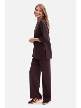 BeWear BeWear Bluzka b301 Brązowy Baggy Fit