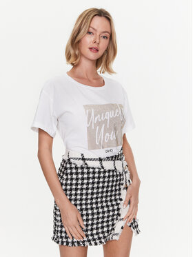 Liu Jo Liu Jo T-shirt WA3277 JS923 Bijela Regular Fit