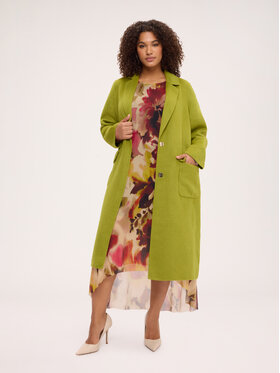 Fiorella Rubino Fiorella Rubino Cappotto invernale 0237T000390N005 Verde chiaro Regular Fit