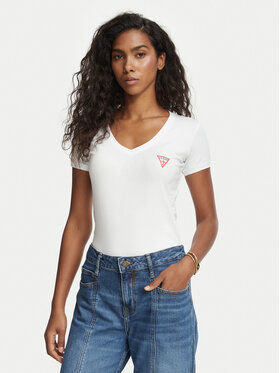 Guess Guess T-särk W2YI45 J1314 Valge Slim Fit