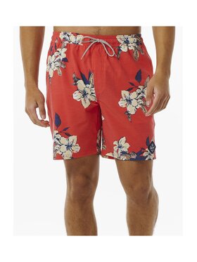 Rip Curl Rip Curl Szorty kąpielowe Aloha Hotel Volley Czerwony Regular Fit