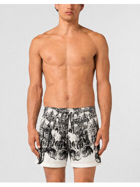 PHILIPP PLEIN PHILIPP PLEIN Kąpielówki 30471 Biały