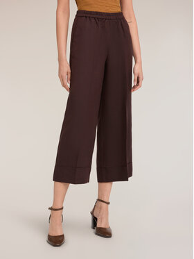 Motivi Motivi Pantaloni di tessuto P095Q004555N0V2 Marrone Over Fit