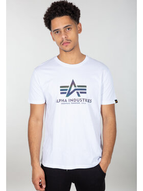 Alpha Industries Alpha Industries T-Shirt 100501RR Biały Regular Fit