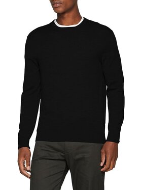 Armani Exchange Armani Exchange Sweter MAGLIA GIROCOLLO Czarny Slim Fit