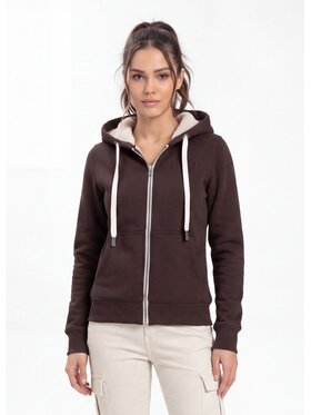 PITBULL PITBULL Bluza RUFFINA DETROIT Brązowy Regular Fit