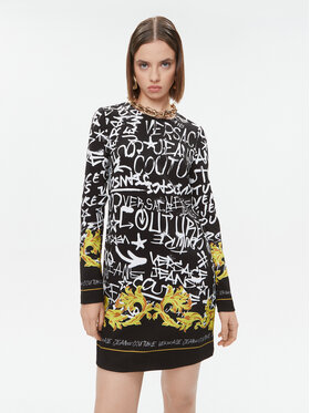 Versace Jeans Couture Versace Jeans Couture Kasdieninė suknelė 75HAO921 Juoda Regular Fit