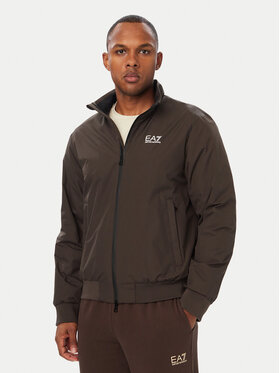 EA7 Emporio Armani EA7 Emporio Armani Bunda bomber 8NPB20 PNFZZ U6027 Tmavě hnědá Regular Fit
