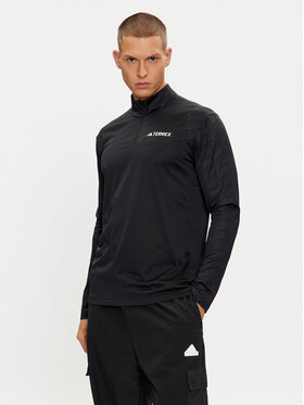adidas adidas Pikkade varrukatega T-särk Terrex Multi Half-Zip Long-Sleeve Top HT9501 Must Slim Fit