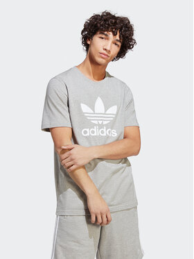 adidas adidas T-shirt Adicolor Classics Trefoil T-Shirt IA4817 Gris Regular Fit