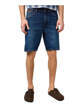 Wrangler Wrangler Szorty jeansowe 112362506 Granatowy Regular Fit