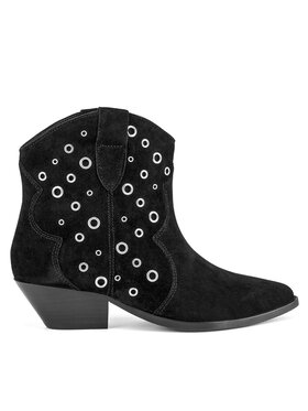 Badura Badura Cizme și botine cowboy ORCHID-V365-C-191-1 Negru