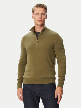 HUGO HUGO Pullover San Quintus-C2 50574143 Khakifarben Regular Fit