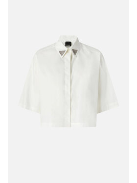 PINKO PINKO Koszula PESCARA Biały Cropped Fit
