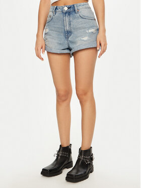 One Teaspoon One Teaspoon Szorty jeansowe Bandits 26891 Błękitny Regular Fit