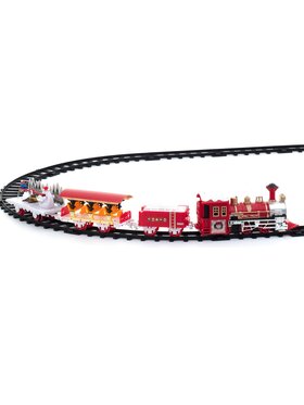 MIAhome MIAhome Figurka Kolejka bożonarodzeniowa, 16 elementów 104 cm Kolorowy