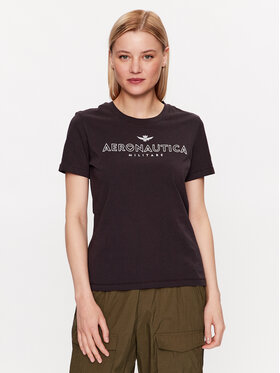 Aeronautica Militare Aeronautica Militare T-shirt 231TS2105DJ510 Nero Regular Fit