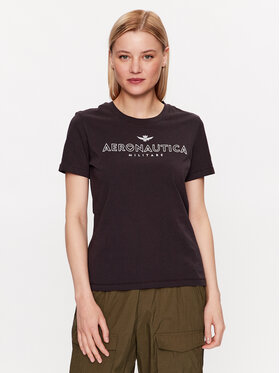 Aeronautica Militare Aeronautica Militare Тишърт 231TS2105DJ510 Черен Regular Fit