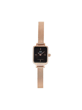 Daniel Wellington Daniel Wellington Zegarek Quadro Mini Melrose Amber DW00100649 Złoty