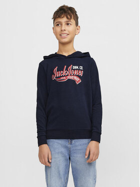 Jack&Jones Junior Jack&Jones Junior Majica dugih rukava Logo 12257309 Tamnoplava Standard Fit