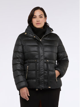 Fiorella Rubino Fiorella Rubino Kurtka puchowa F009T001441N033 Czarny Slim Fit