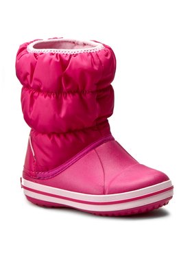 Crocs Crocs Śniegowce Winter Puff Boot Kids 14613 Różowy