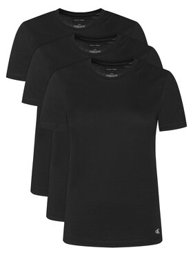 Calvin Klein Underwear Calvin Klein Underwear Komplet t-shirtów LV00QS7485 Czarny Regular Fit