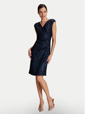 Swing Swing Večernja haljina 5AH07000 Tamnoplava Slim Fit
