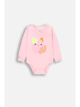 Coccodrillo Coccodrillo Body dziecięce ZC4112603PGN-007 Różowy Regular Fit