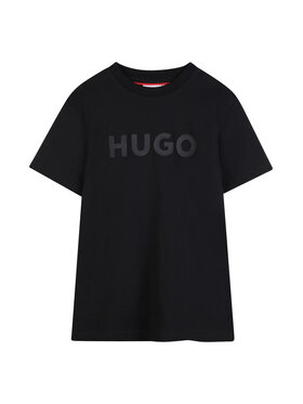 HUGO HUGO Majica G01014 D Črna Regular Fit