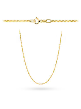 Fugart Fugart Naszyjnik Rolo diamentowany 42 cm FUG1-26-Ł00034-2 Złoty