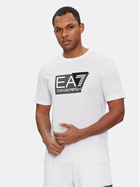 EA7 Emporio Armani EA7 Emporio Armani T-Shirt 3DPT81 PJM9Z 1100 Bílá Regular Fit