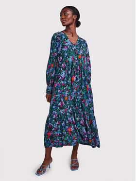 YAS YAS Kleid für den Alltag Anja 26027636 Bunt Regular Fit