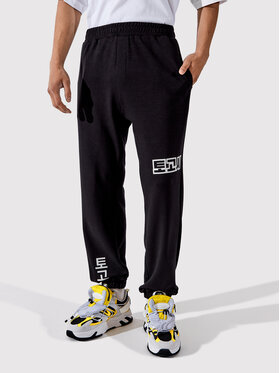 Togoshi Togoshi Sportinės kelnės TG22-SPM011 Juoda Oversize
