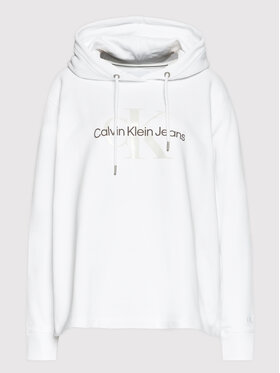 Calvin Klein Jeans Plus Calvin Klein Jeans Plus Bluză J20J218878 Alb Regular Fit