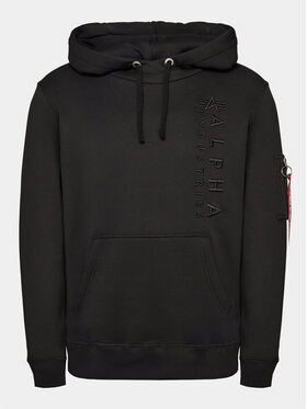Alpha Industries Alpha Industries Mikina EMB 138333 Čierna Regular Fit