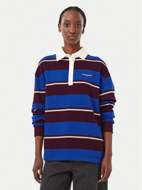 Tommy Jeans Tommy Jeans Polo Script Rugby DW0DW23303 Niebieski Relaxed Fit
