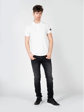Iceberg Iceberg Polo F031631A Biały Regular Fit