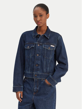 Calvin Klein Jeans Calvin Klein Jeans Jeansová bunda Classic LV047E903G Tmavomodrá Regular Fit