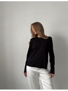 Le Songe Le Songe Longsleeve ANGIE Czarny Oversize