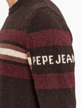 Pepe Jeans Džemper Scott PM702370 Smeđa Regular Fit