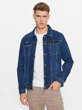 Jack&Jones Jack&Jones Kurtka jeansowa Jean 12237196 Granatowy Regular Fit