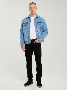 BIG STAR BIG STAR Jeansy JEFFRAY Czarny Skinny Fit