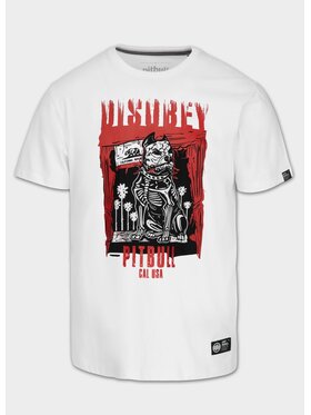 PITBULL PITBULL T-Shirt DISOBEY Biały Regular Fit